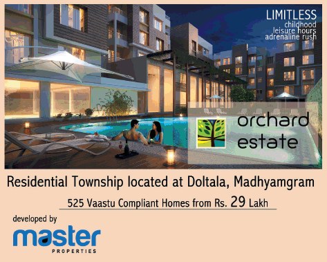 Enjoy leisure living by residing at Master Orchard Estate in Kolkata